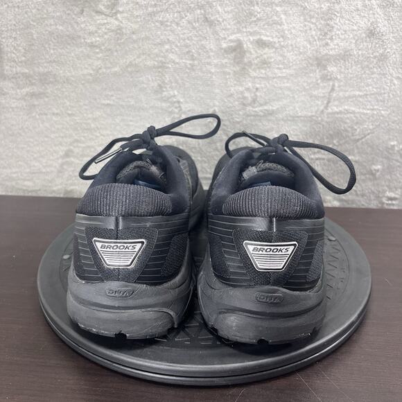 Brooks Addiction 14 Men's Size 10D Black Running Lace Up Shoes NO INSOLES - Picture 4 of 10